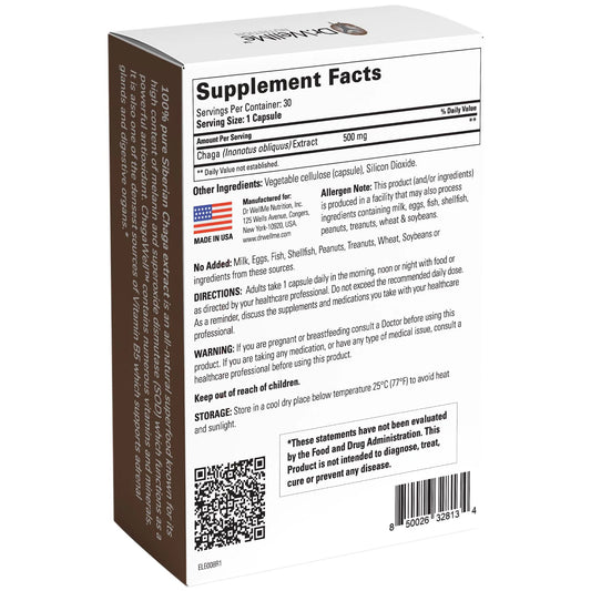 ChagaWell - 30 Capsules