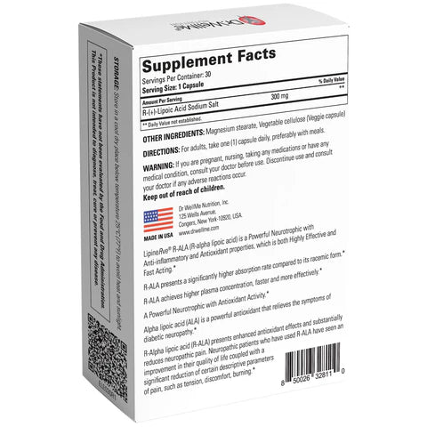 LipineRve - R-ALA - 30 Capsules