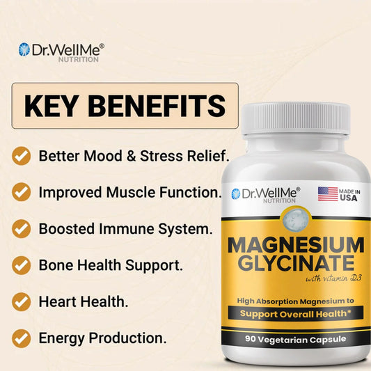 Magnesium Glycinate with Vitamin D3 Capsules