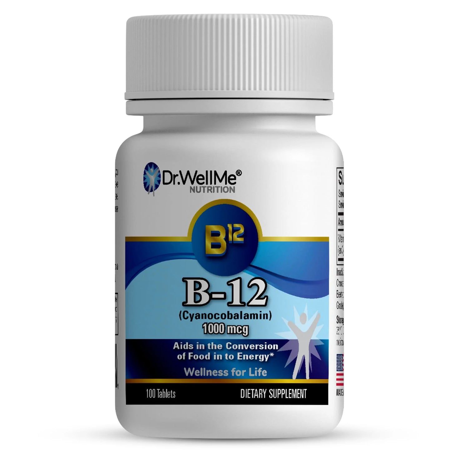 Vitamin B12 1000 mcg - 100 Tablets