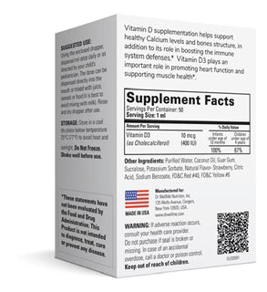 KiddieWell® D-400 - Vitamin D3 Oral Drops