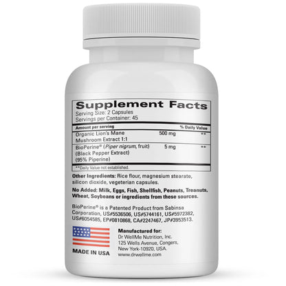 Mushroom Extract - 90 Capsules