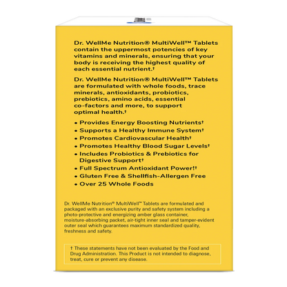 MultiWell Multivitamins - 120 Tablets