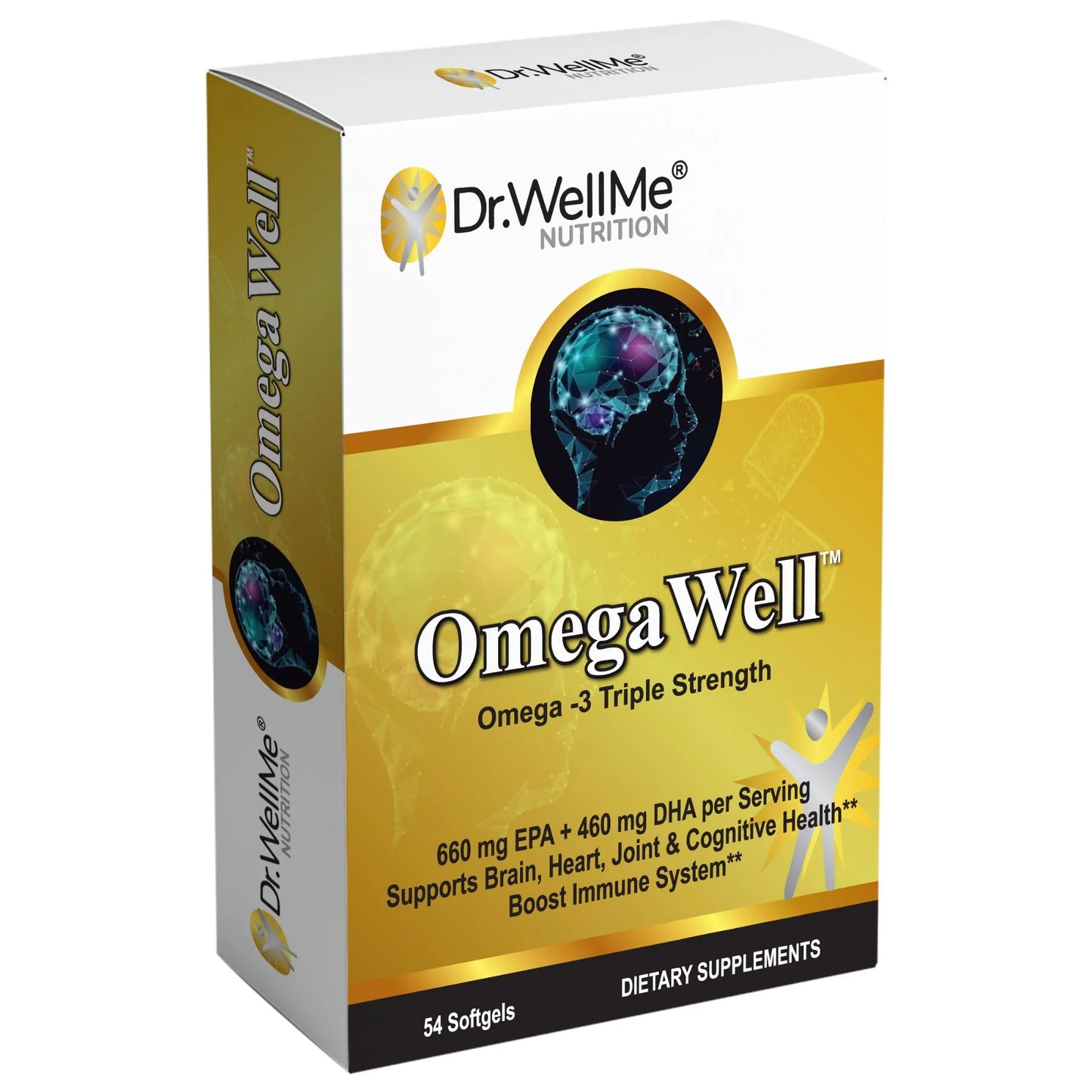 OmegaWell - Omega 3 - 54 Softgels