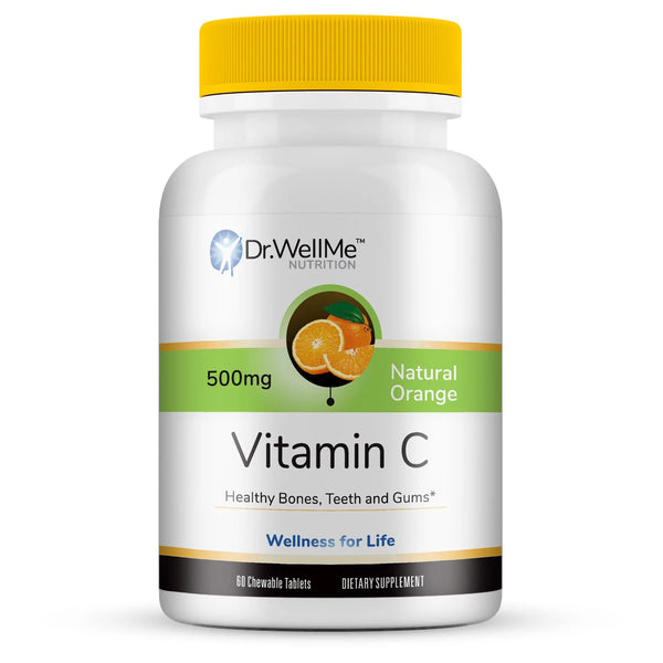 Vitamin C 500 mg | Natural Orange | 60 Chewable Tablets